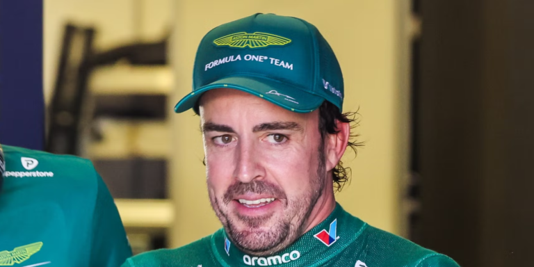 Fernando Alonso and the Aston Martin F1