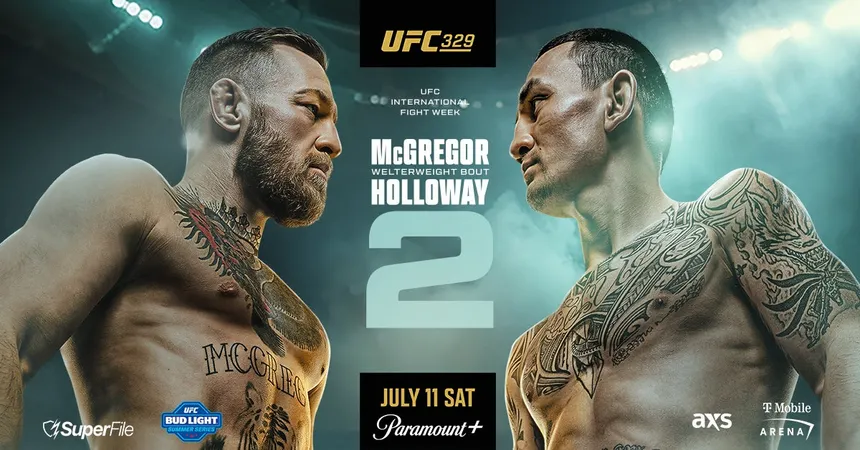 UFC Conor McGregor vs. Max Holloway